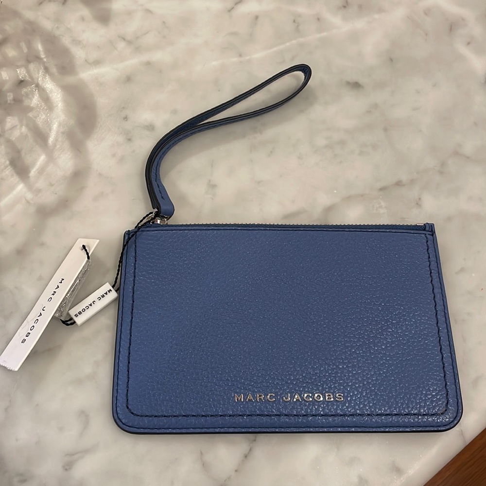 Marc Jacobs coastal blue wristlet
